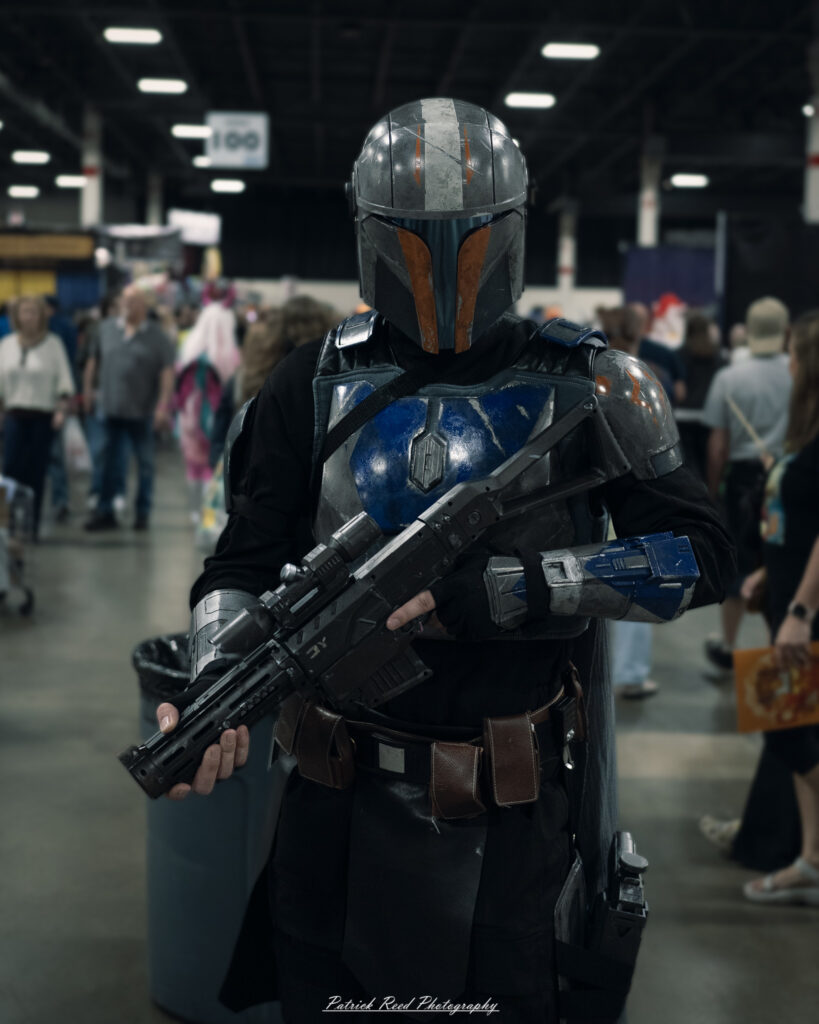Mandalorian with Blaster – Motor City Comic Con, May 17th, 2025